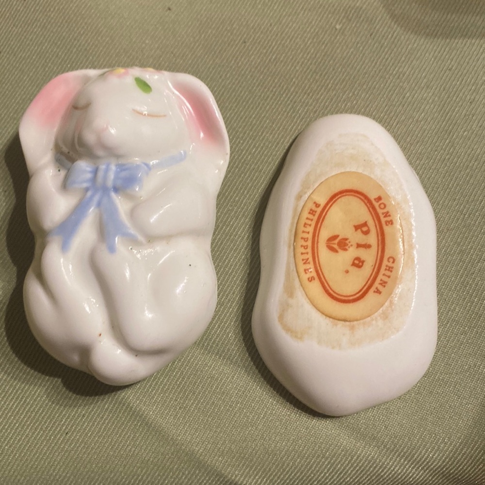 Vintage Pia Bone China Trinket Box